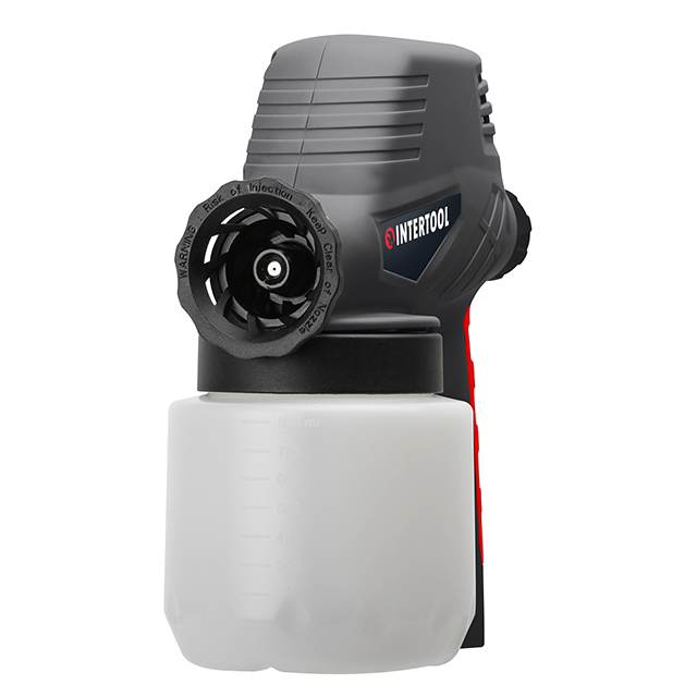Фарбопульт електричний INTERTOOL DT-5012, 110 Вт, форсунка 0.8 мм, бачок 0.8л., 300 мл / хв - для невеликих проектів Львів - фото 7