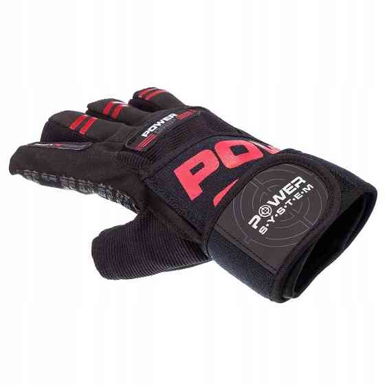 Рукавички для фітнесу Power System PS-2800 Power Grip Red M Каменское