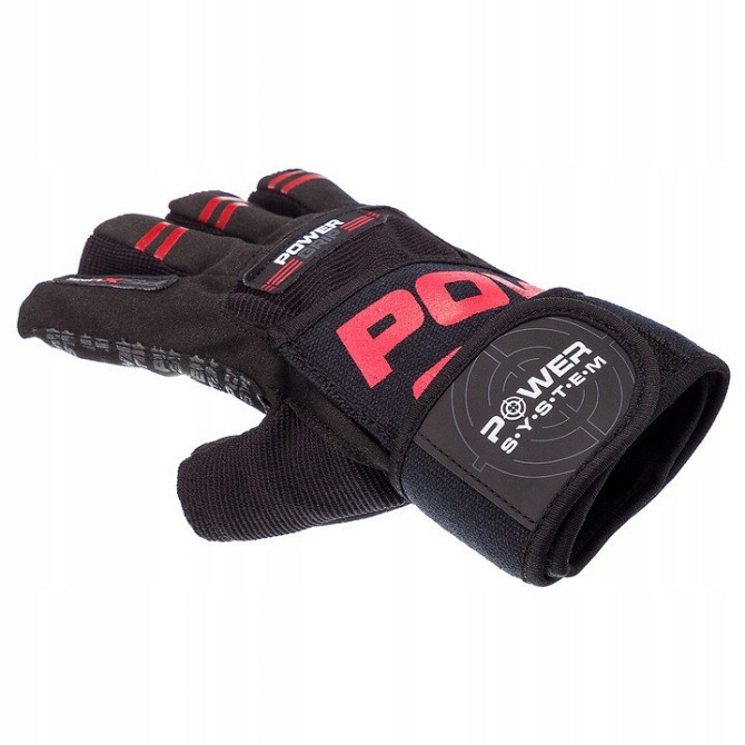 Рукавички для фітнесу Power System PS-2800 Power Grip Red M Каменское - изображение 5