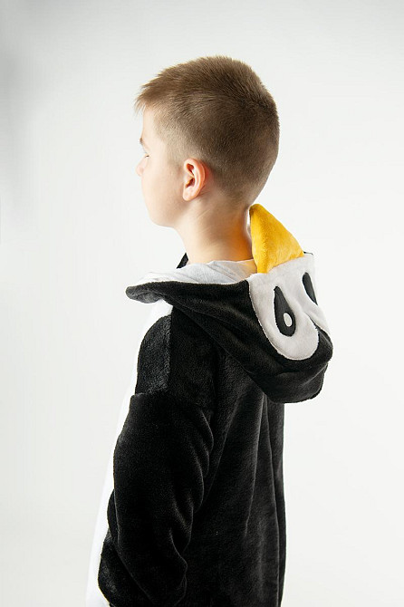 Дитяча піжама-кигурумі Пінгвін, велсофт,топ Київ - фото 2