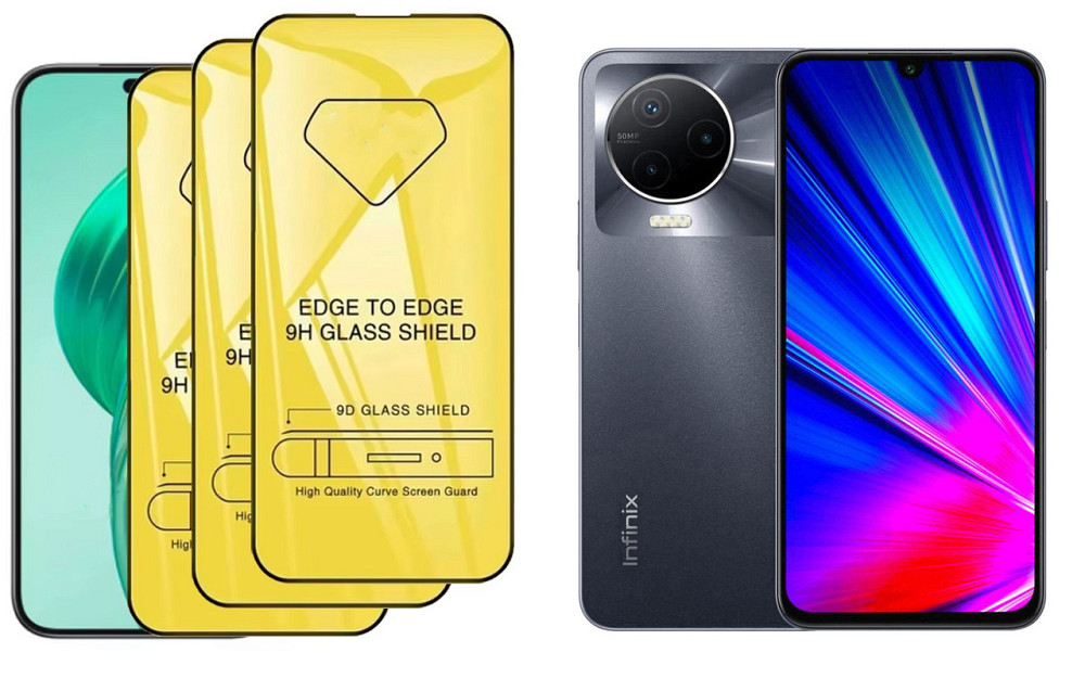 Захисне скло DefenzoGlass для Infinix Note 12 2023 – подвійна міцність Київ - фото 1