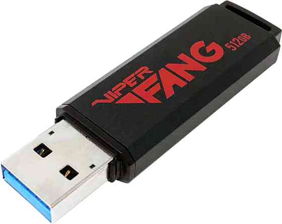 Flash Patriot USB 3.1 Viper FANG 512GB (R-400Mb/s, W-300Mb/s)  Metal/Black Киев