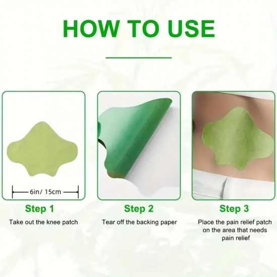 Пластир для зняття болю в спині знеболюючий pain Relief neck Patches 10шт Вінниця - фото 4