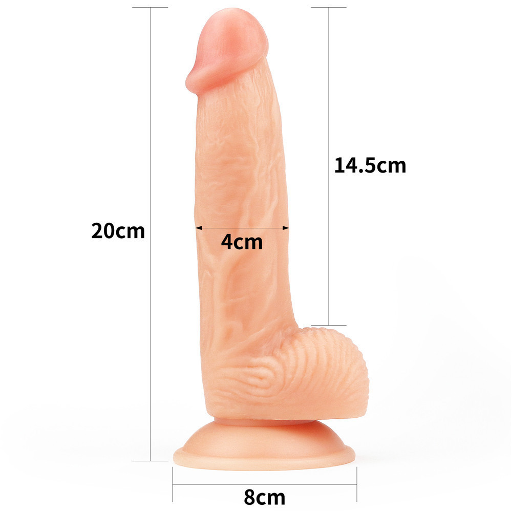 Фалоімітатор - The Ultra Soft Dude 8" Sex Aura Київ - фото 5