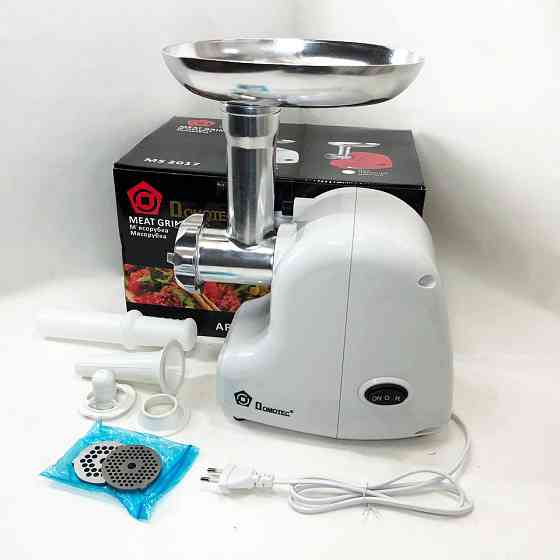 Потужна побутова електром'ясорубка для дому Domotec, М'ясорубки шнекові, М'ясорубки для ковбаси TZ-59 Івано-Франківськ
