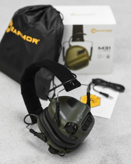 Активні захисні навушники Earmor M31 MOD3 (FG) Olive РН6476 Одеса - фото 4