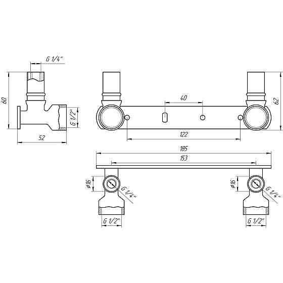 Монтажна планка прес APE ITALY AP 492 1/2″х16 (000008696) Київ