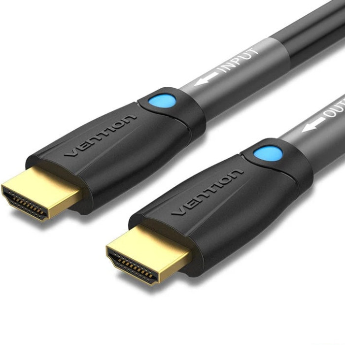 Кабель HDMI M - M, 10.0 м, V2.0, Engineering 4K 60Гц 18Gbps HD 7.1  PVC Black Vention Винница - изображение 1
