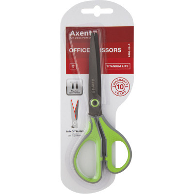 Ножницы Axent Titanium Lite 19 см Серо-салатовые (6406-09-A) Винница - изображение 2