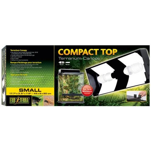 Світильник ExoTerra для тераріумів Compact top для ультрафіолетових ламп пластик метал E27 45х9х20 см Київ - фото 2