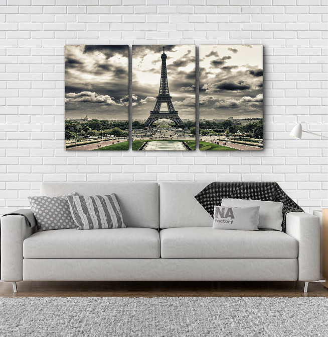 Модульная картина Эйфелева башня  (53x100см)  Аrt-114_3А Киев - изображение 2