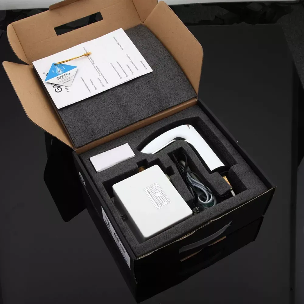 Змішувач для умивальника сенсорний GAPPO G518, хром Київ - фото 7