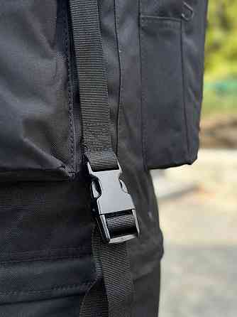 Каркасний рюкзак чорний 120л, система molle, водонепроникний, матеріал оксфорд, для військових Львів