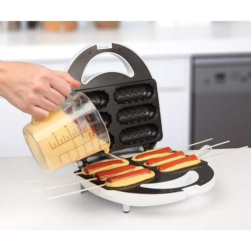 Электрическая сосисочница Domotec KB-888, 6 форм, антипригарное покрытие, 220 В, быстрое приготовление Одесса - изображение 8