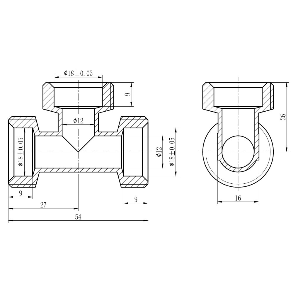 Трійник обтискний Thermo Alliance Forte 20 SF176W202020 Київ - фото 2