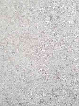 Шпалери вінілові на флізеліні гарячого тиснення DU&KA 1.06х10 вензель основа під штукатурку сірі коричневі Київ