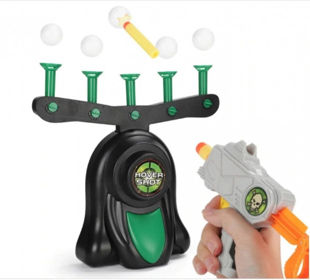 Інтерактивна гра Повітряний тир пістолет з дротиками і літаючими мішенями Вінниця - фото 3