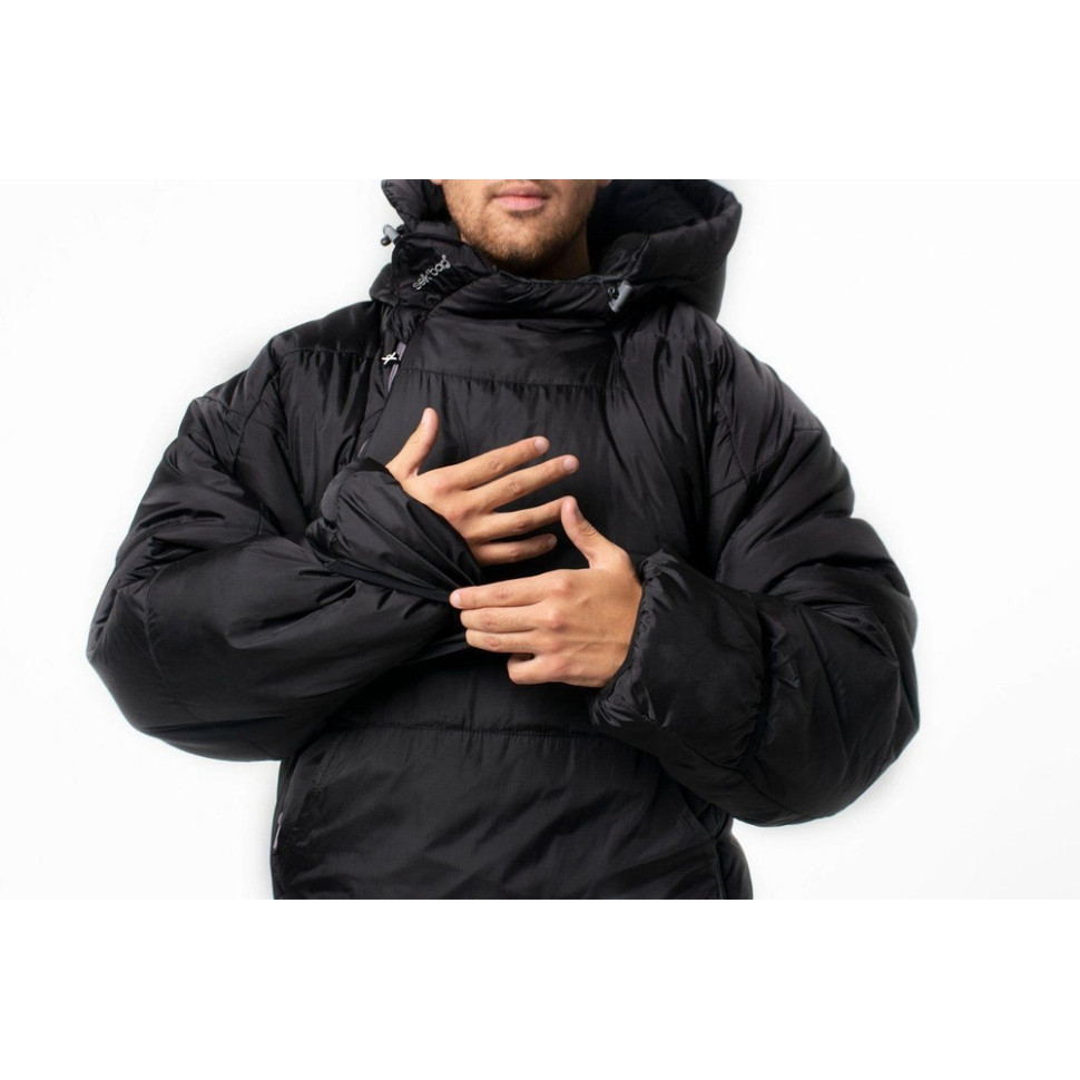 Спальный мешок-комбинезон Selkbag Original (размер XL) Черный Винница - изображение 8