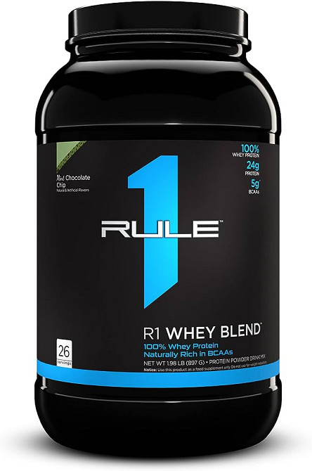 Протеїн Rule One Whey Blend 908 gram ( Mint Chocolate Chip ) Луцьк - фото 1