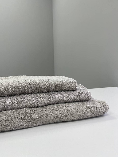 Махровое полотенце Ideal Textile 70х140 см однотонное (56860538) сірий Черновцы - изображение 4