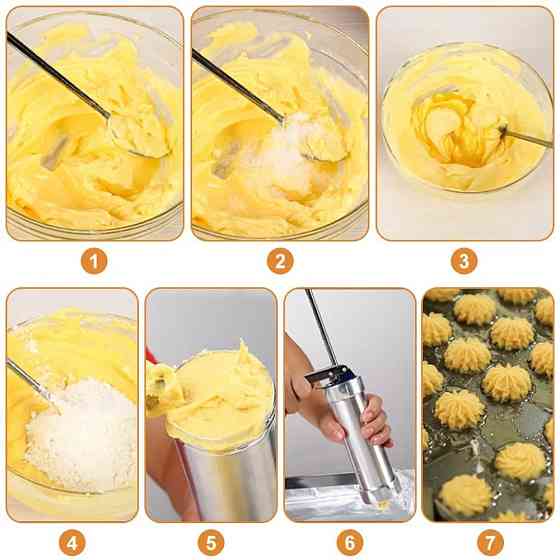 Кондитерський шприц з 24 насадками для випічки Київ