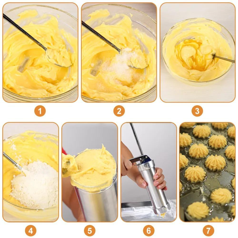 Кондитерський шприц з 24 насадками для випічки Київ - фото 6