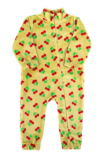 Теплий комбінезон для малюків, велсофт кольоровий топ Крохатушка Одяг Київ - фото 1