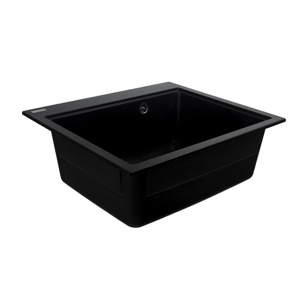 VALESO Гранітна мийка для кухні VALESO VESTA 5852 матова Чорна Коломыя - изображение 3