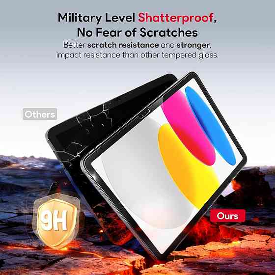 Захисне скло BERSEM для iPad 10-го/11-го покоління A16 (10,9/11 дюймів, 2022/2025) Дніпро