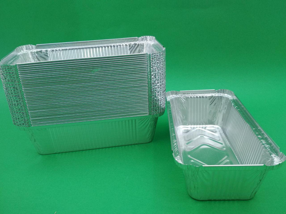 Контейнер из пищевой алюминиевой фольги прямоугольный 900 мл SP62L100 штук (1 пачка) Харьков - изображение 1