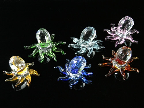 Фігурки набір 6 шт скло Восьминіг Київ - фото 1