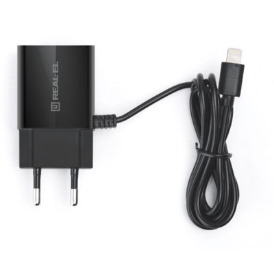Зарядний пристрій REAL-EL CH-217 black (EL123160016) Вінниця - фото 7