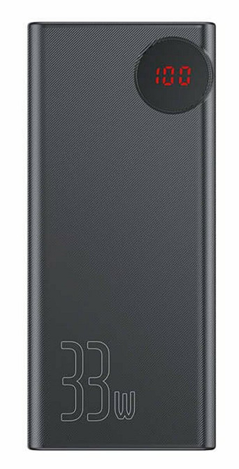Зовнішній акумулятор Baseus Mulight Power Bank 30000mAh Black Киев - изображение 1