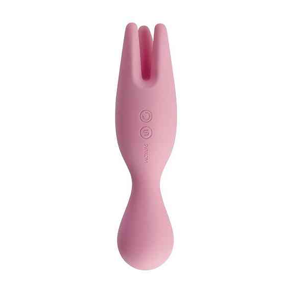 Подвійний вібратор для чутливих зон Svakom Nymph Pale Pink Sex Aura Київ