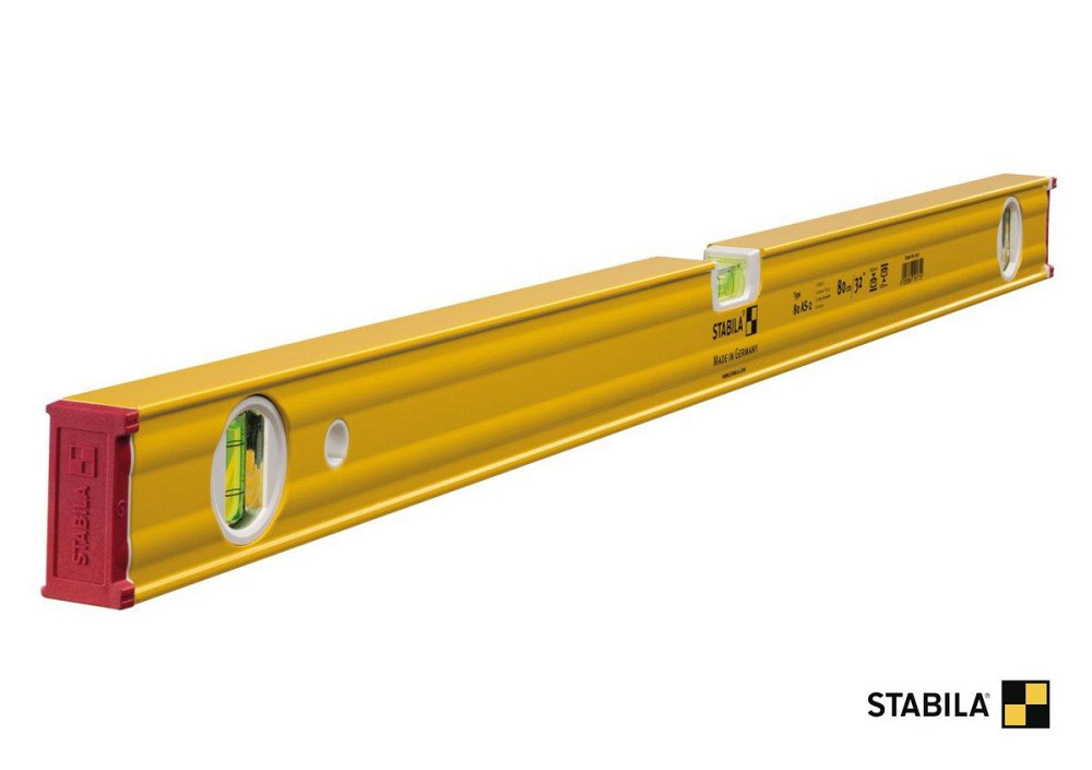 Рівень STABILA Type 80 AS-2 : L= 150 см, 3 капсули. ударостійкий профіль (ребр.жостк) ковпачки Одеса - фото 1