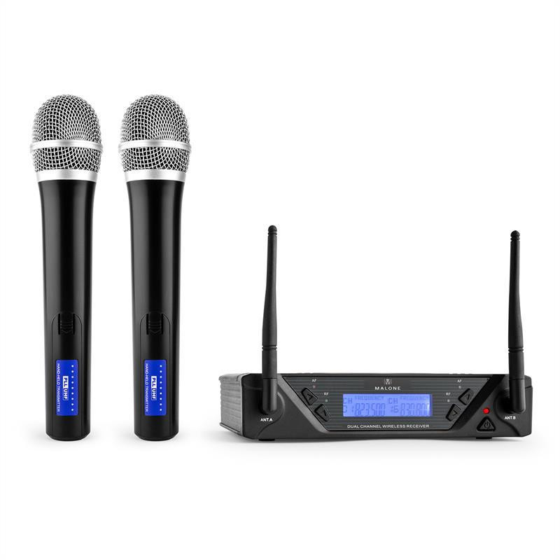 UHF-450 Duo1 2-канальний комплект бездротових мікрофонів UHF 2 портативні мікрофони (Німеччина, читати Рівне - фото 1