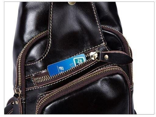 Сумка через плечо мужская Vintage 14838 Коричневая Киев - изображение 10