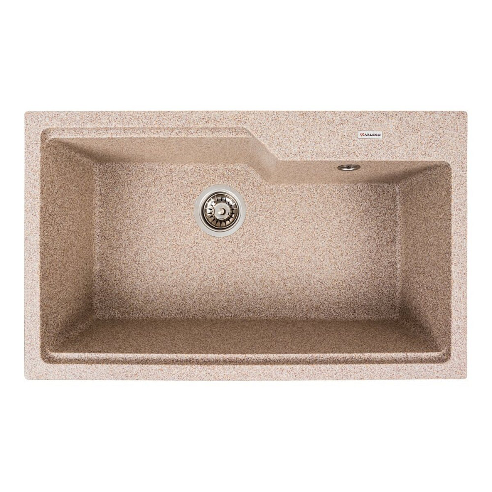 VALESO Гранітна мийка для кухні VALESO NIKA 7545 матова Карамель Киев - изображение 1