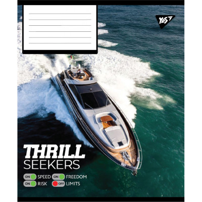 Тетрадь Yes Thrill Seekers А5 96 листов клетка (767790) Винница - изображение 3