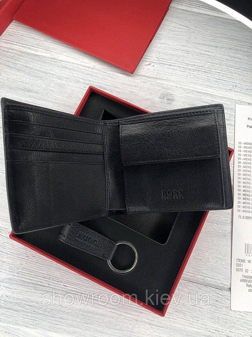 Мужское кожаное портмоне (7701), подарочная упаковка Киев - изображение 3