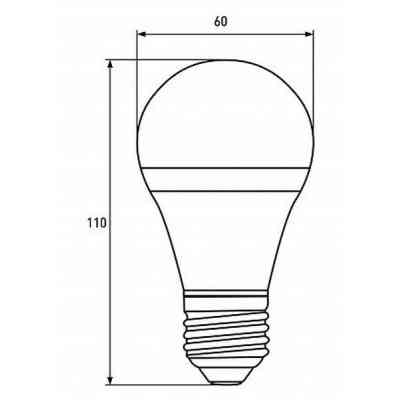 Лампочка EUROELECTRIC LED А60 12W E27 4000K 220V (LED-A60-12274(EE)) Вінниця