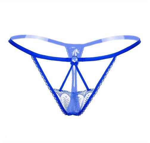 Еротичні стрінги сині - розмір 42-46, 85% поліестер, 15% нейлон Київ
