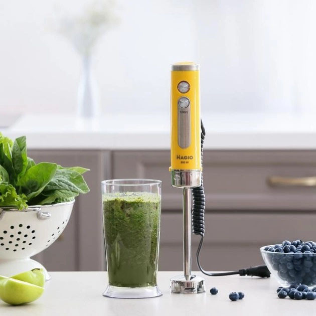 Погружной бытовой блендер насадки Magio, Блендер с мерной чашей стакан чашка Легкий для дома ZC-76 Львов - изображение 7