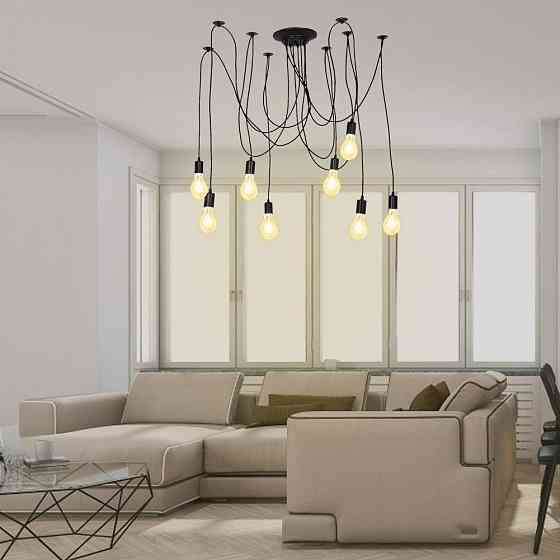 Винтажный светильник люстра Паук в стиле лофт из Германии Днепр