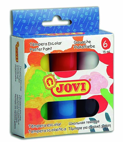 Гуаш Jovi 6 кольорів по 15мл (520) Київ - фото 1