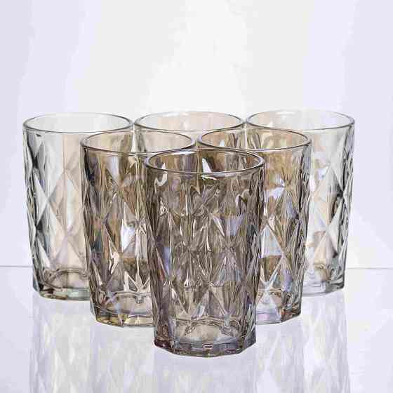 Набір склянок Citrine 6 штук по 300 мл HP-19-282 стакан для напоїв склянка Коломия