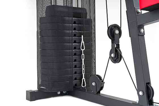 Силова фітнес-станція HS-1044K з партою Скотта 66 кг стек для дому та спортзалу багатофункціональна для всіх різновидів м'язів Київ