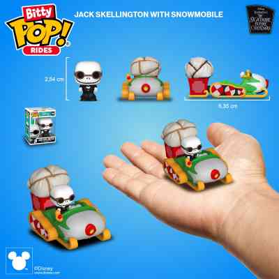 Фігурка Funko Pop набір Bitty Pop! Ride - Джек Скеллінгтон і снігохід (83624) Вінниця