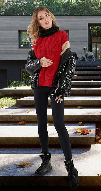 Светр триколірний (42-46) Київ - фото 2