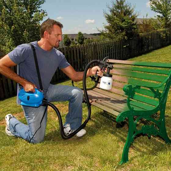 Фарборозпилювач 800мл Paint Zoom / Пістолет-розпилювач для фарби / Професійний фарборозпилювач Київ